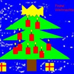 Weihnachtsbild aus der Computer-AG 2006