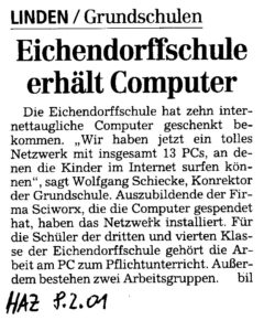 PC-Arbeit 2001